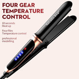 Four-Gear Adjustable Temperature 2in1 Professional Flat Iron