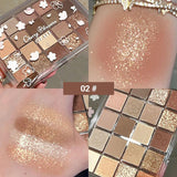 20 Color Eye Shadow Palette Glitter - Beauty Relemay