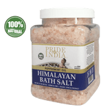 Himalayan Pink Bathing Salt - Enriched w/ Peppermint Oil and 84+ Miner