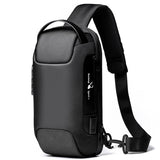 Waterproof Crossbody Bag with USB Ports